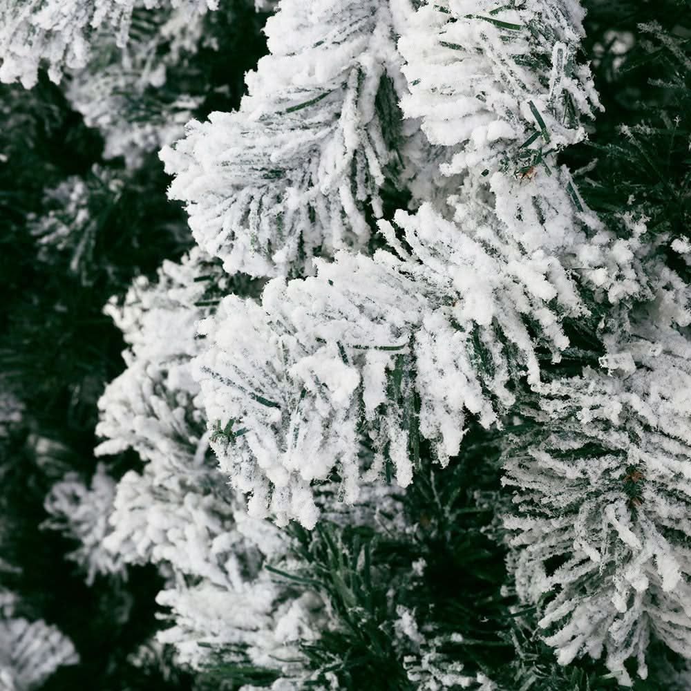 Black Jingle Jollys Christmas Tree 1.8m Snow Flocked Xmas Tree Decorations 468 Tips Occasions > Christmas > Christmas Trees