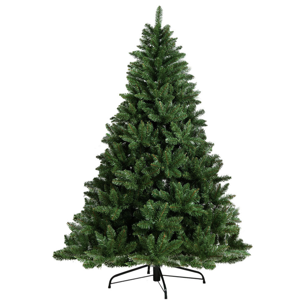 White Smoke Jingle Jollys Christmas Tree 2.7m Green Xmas Tree Decorations 1590 Tips Christmas
