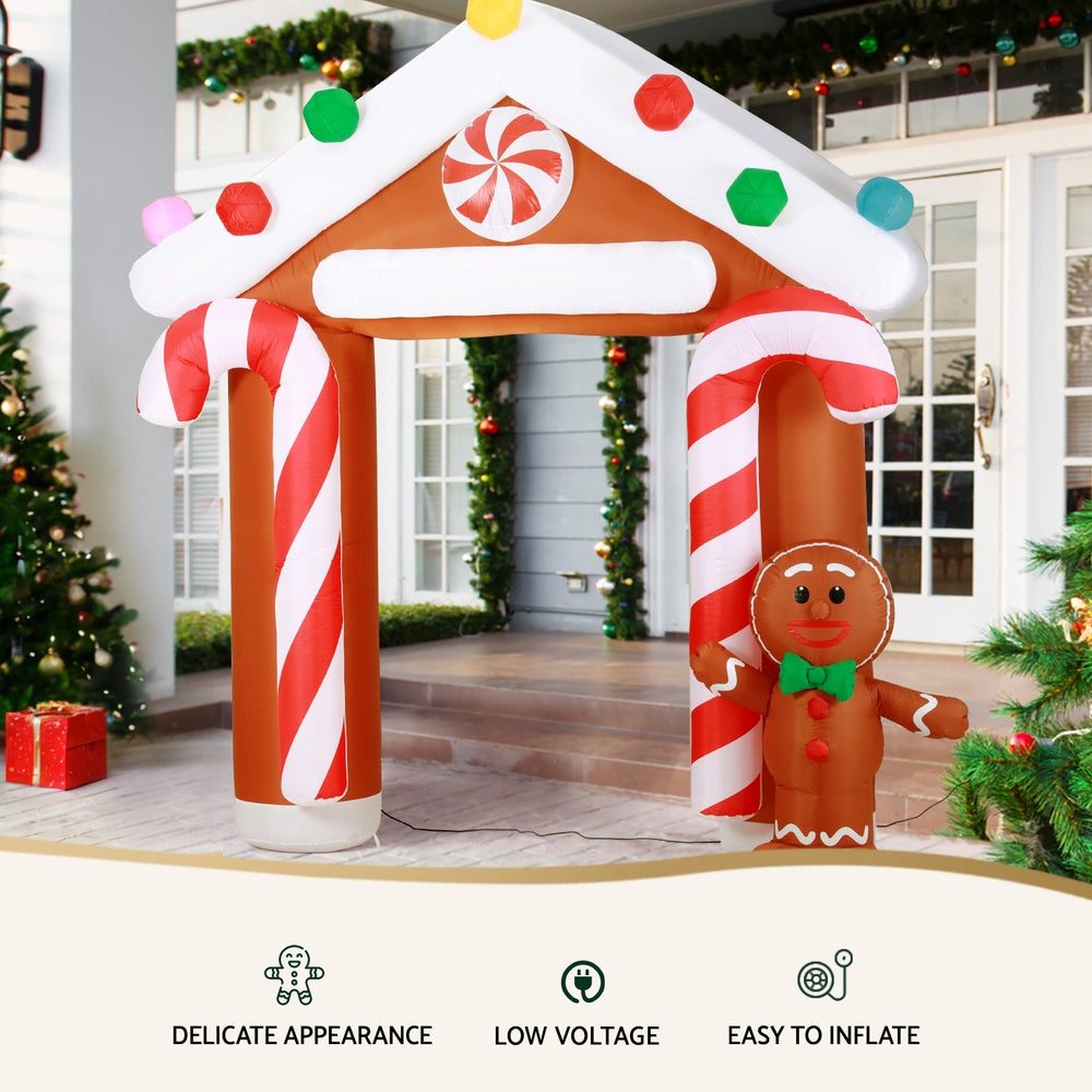 Seashell Jingle Jollys Christmas Inflatable Archwary Ginger 2.8M Illuminated Decorations Occasions > Christmas > Christmas Decorations