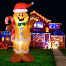 Black Jingle Jollys Christmas Inflatable Gingerbread Man 1.5M Height LED Decorations Illuminated Occasions > Christmas > Christmas Decorations