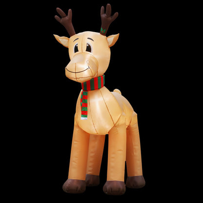 Black Jingle Jollys Christmas Inflatable Reindeer 5M Illuminated Decorations Occasions > Christmas > Christmas Decorations