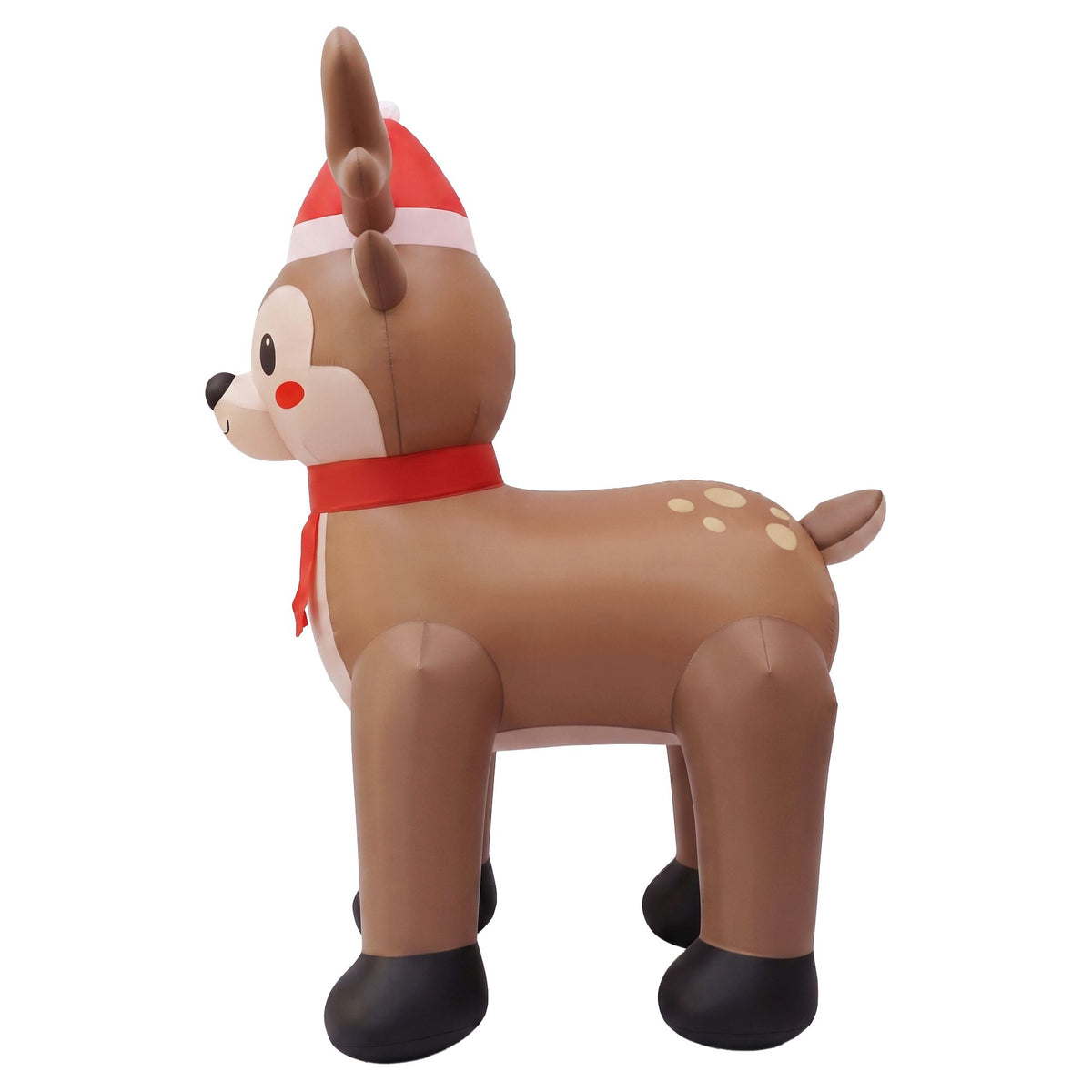 White Smoke Jingle Jollys Christmas Inflatable Reindeer 2.5M Illuminated Decorations Occasions > Christmas > Outdoor Decorations & Lights