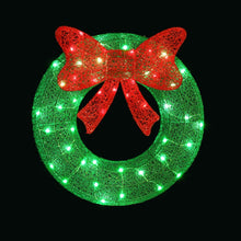 Black Jingle Jollys Christmas Lighted Wreath Solar Powered Indoor Outdoor Decoration Occasions > Christmas > Outdoor Decorations & Lights