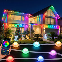 Midnight Blue Jingle Jollys 30M Christmas Permanent Outdoor Lights Smart Eaves String App Control Decoration 72LED Occasions > Christmas > Outdoor Decorations & Lights