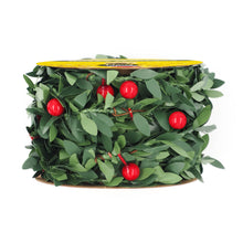 White Smoke XMAS Berry Leaf Trim, 2,5m Xmas