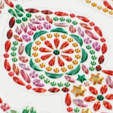 Misty Rose XMAS Crystal Stickers, Baubles Xmas