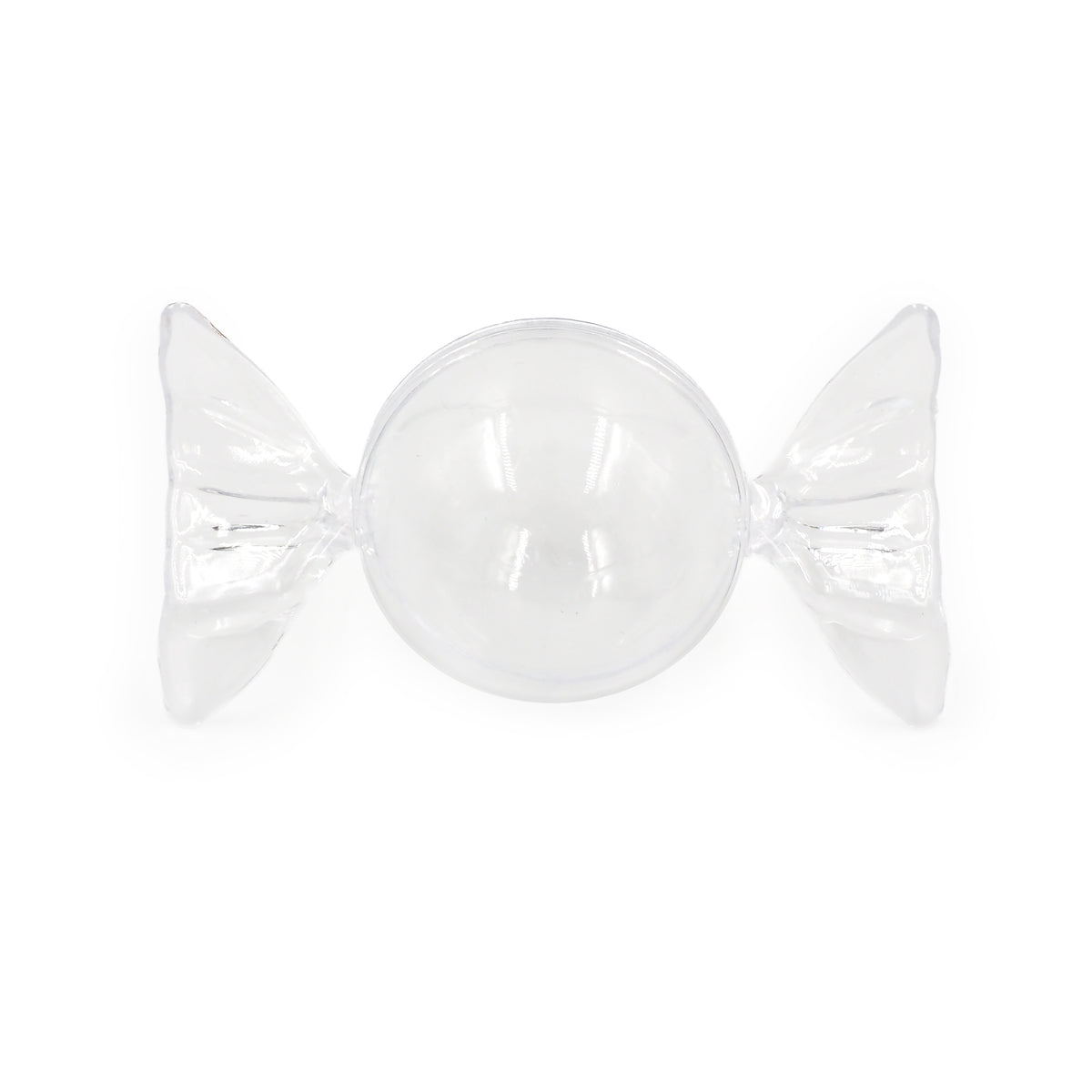 Lavender XMAS Fillable Baubles, Candy Shape, 8.5x4cm, 6pk Xmas