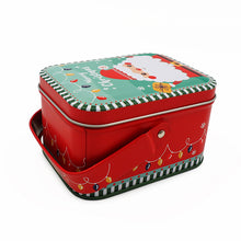 White Smoke XMAS Metal Gift Box with Handle, 10.5x8cm, 1pk Xmas