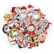 White Smoke XMAS Die Cut Stickers, Assorted Designs, 50pk Xmas