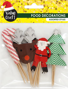 Lavender XMAS Novelty Skewers, Assorted Designs, 24pk Xmas