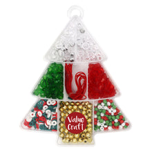 White Smoke XMAS Plastic Bead Pack, Tree Xmas