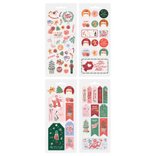 White Smoke XMAS Sticker Book, Assorted Whimsical Designs, 160 stickers Xmas