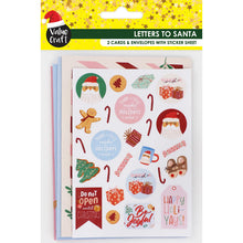 Lavender XMAS Letters To Santa pack with stickers, 2pk Xmas