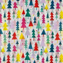 Gray XMAS Tissue Paper, Multi Tree design, 70x50cm, 5pk Xmas