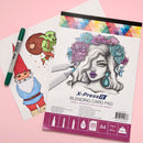 Pink X-Press It Blending Card Pad A4, 250gsm, 20sh Pads