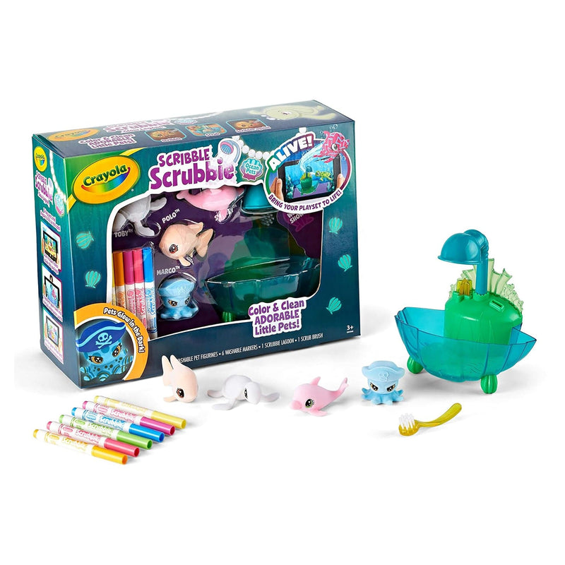 Crayola Scribble Scrubbie Glow Lagoon Set