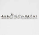 Lavender Sculpey Mini Stainless Steel Cutters, 12Pcs Modelling Tools & Accessories