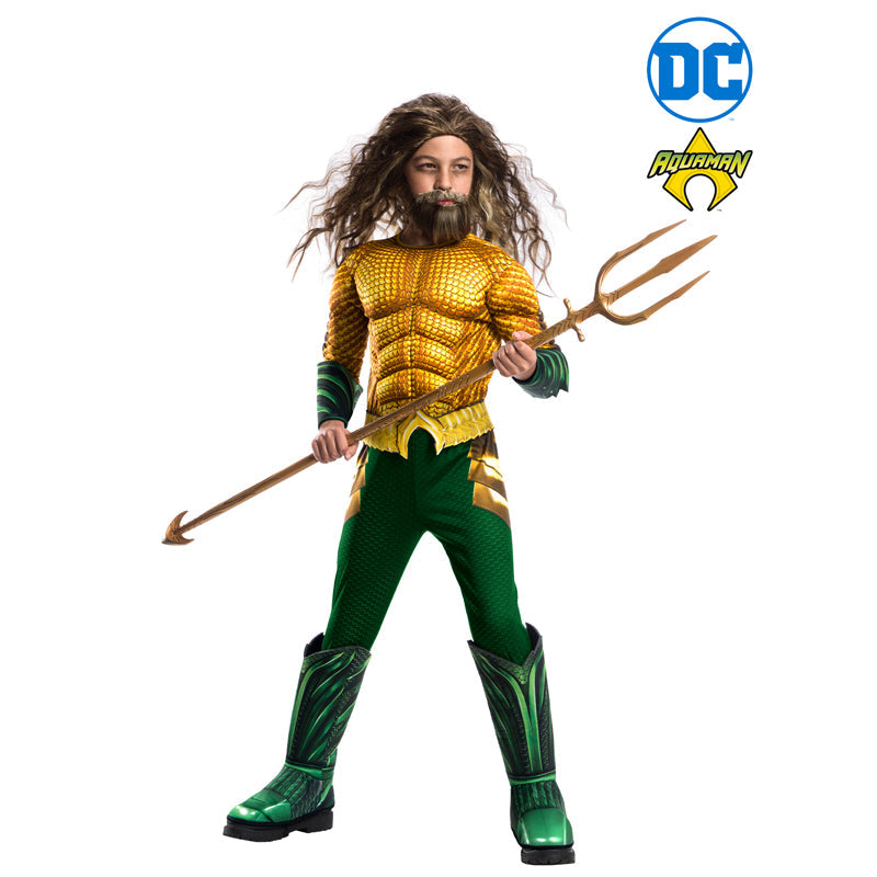 White Smoke Aquaman Deluxe Child Costume Costumes
