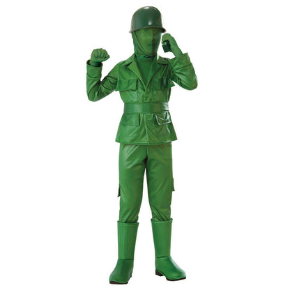 Green Army Man Childs Costume