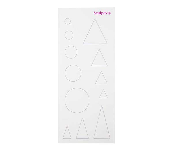 Lavender Sculpey Jewelery Design Template, 6Pcs Modelling Tools & Accessories