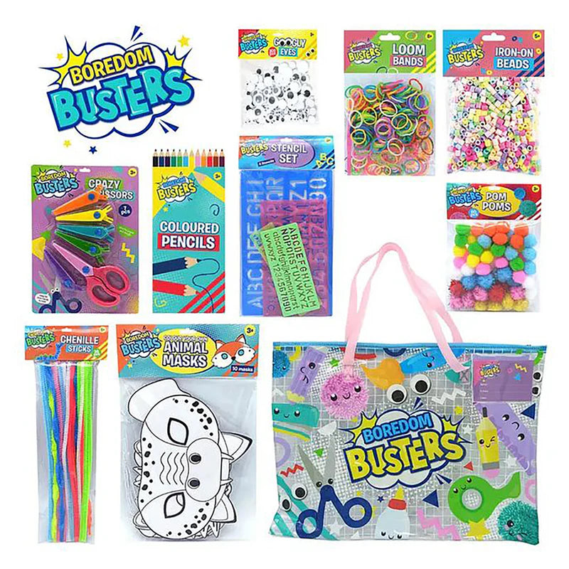 Light Gray Boredom Busters Showbag Kids Paper Shapes