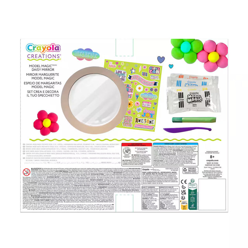 Crayola Creations Model Magic Daisy Mirror Kit