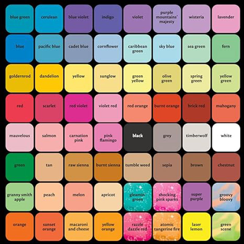 Crayola Washable Sidewalk Chalk in Assorted Colors 64 Count Gift for Kids