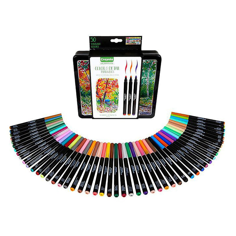 Crayola Signature colours & Detail Markers (Pack of 50)