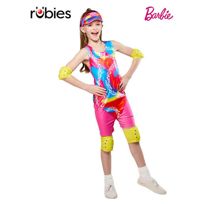 White Smoke Barbie Rollerskate Barbie Girls Costume Costumes