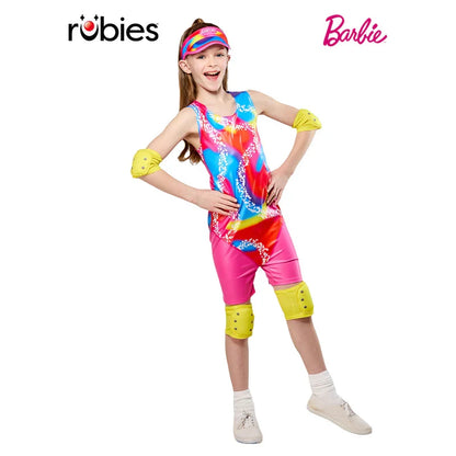 White Smoke Barbie Rollerskate Barbie Girls Costume Costumes