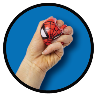 Black Splat Balls Marvel Spiderman Squishy & Squeeze