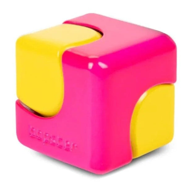 White Smoke Bopster Neon Fidget Cube Spinner Neon Pink Fidget Toys