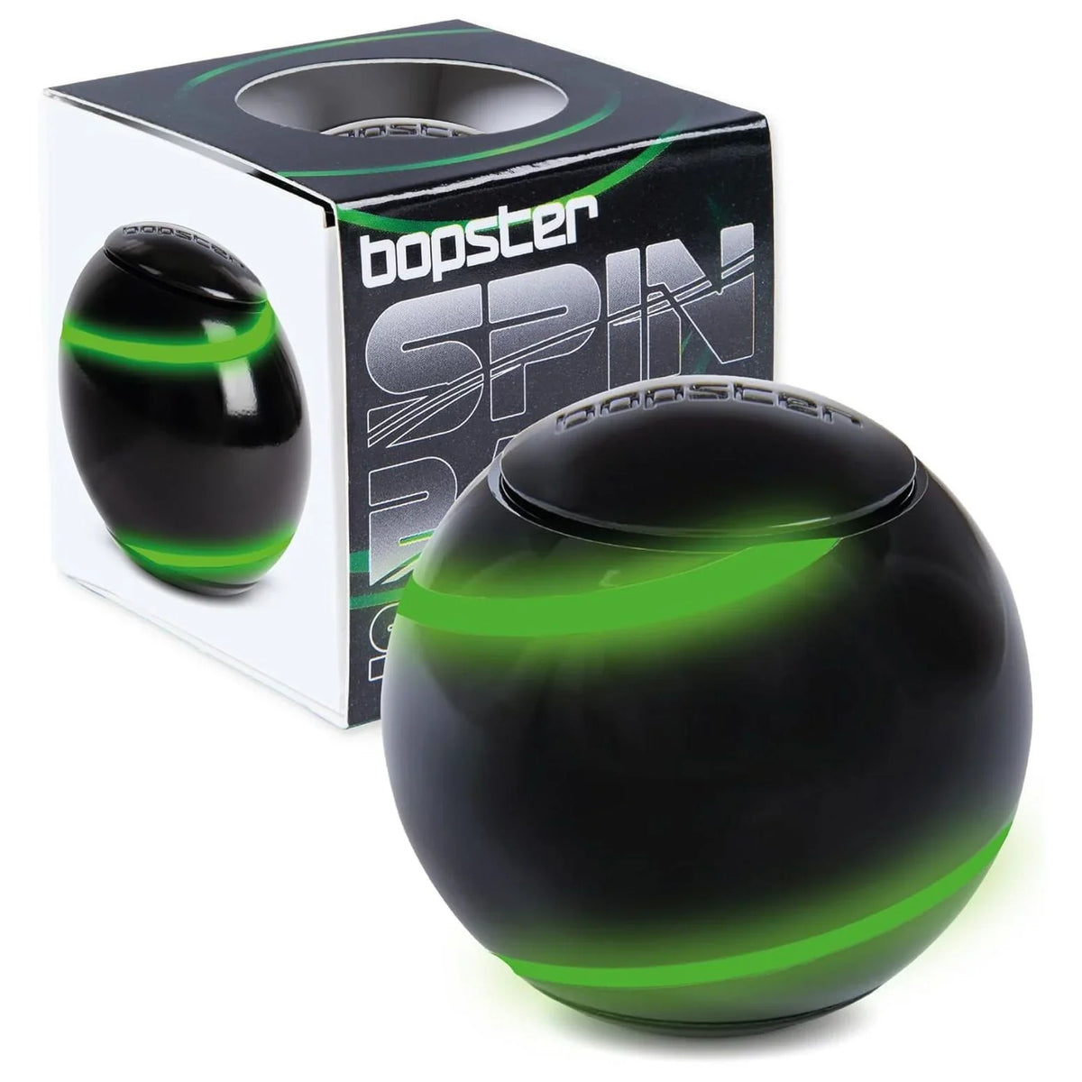 White Smoke Bopster Spin Ball Spinner Glow in the Dark Fidget Toys