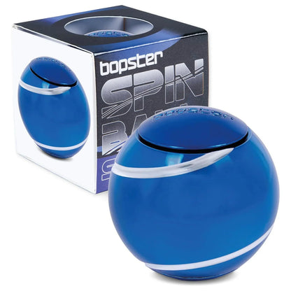 White Smoke Bopster Spin Ball Spinner Blue Fidget Toys