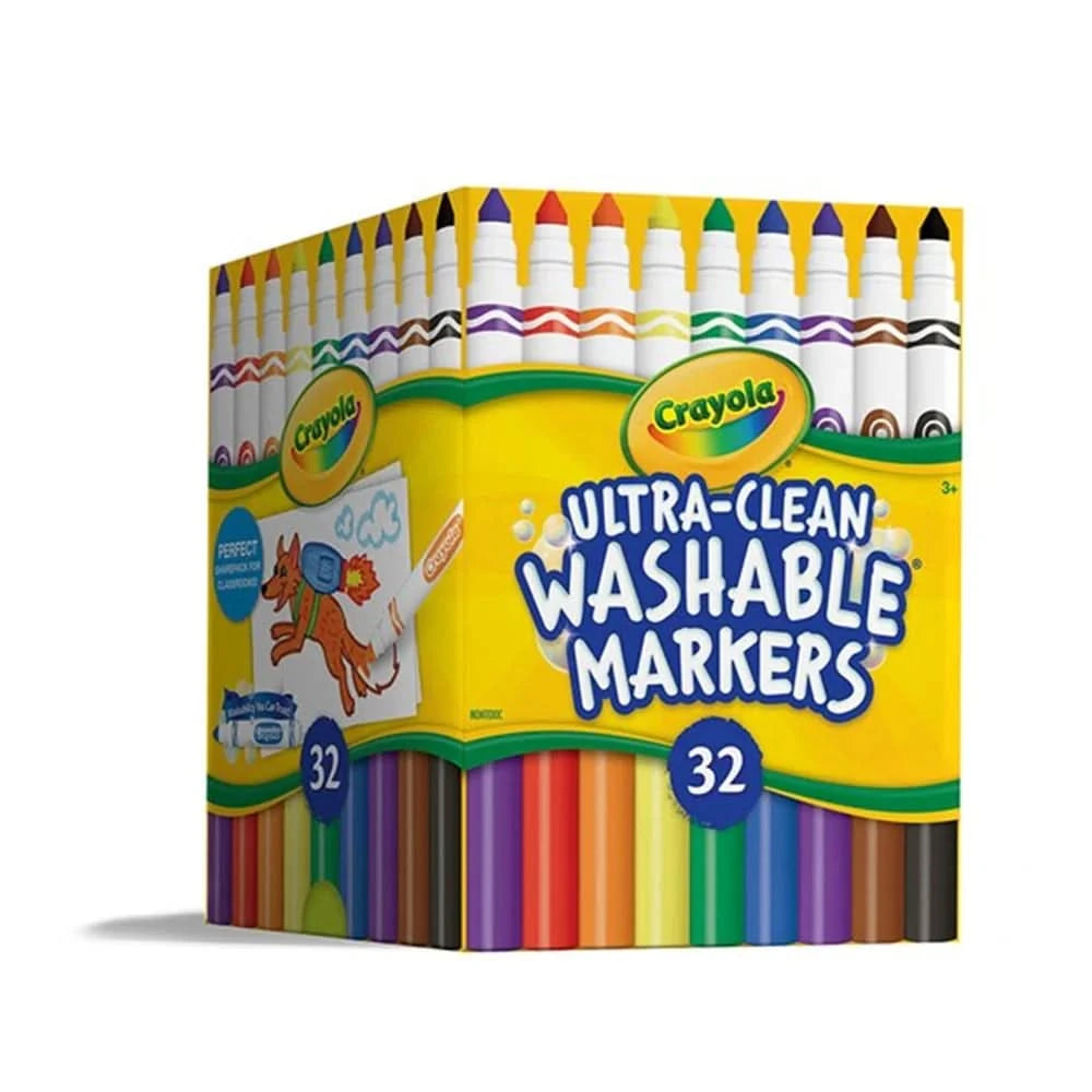 Goldenrod Crayola 32ct Ultra Clean Classic Washable Markers Share Pack Stationery