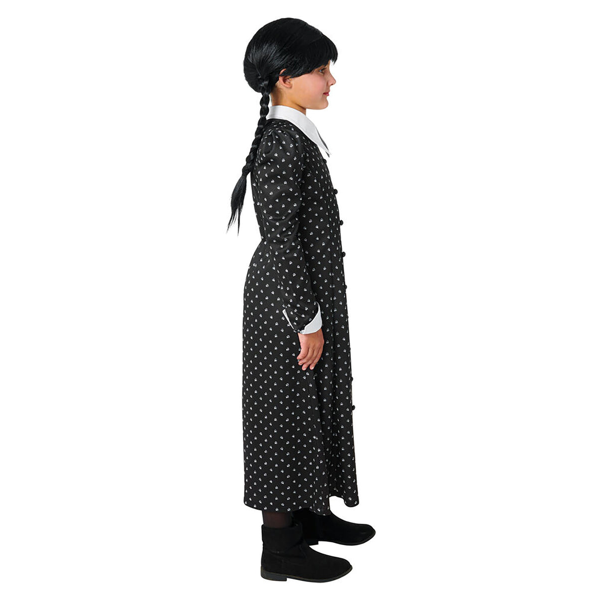Rubies WEDNESDAY DELUXE COSTUME (NETFLIX), Black (Small)