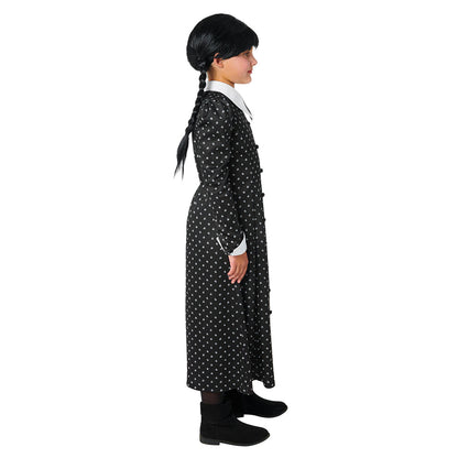 Rubies WEDNESDAY DELUXE COSTUME (NETFLIX), Black (Small)