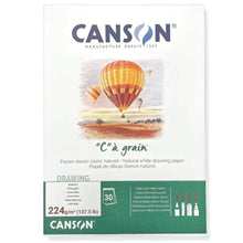 White Smoke Canson CA Grain 224 Pad 30S A3 224G Pads