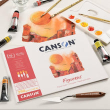 Light Gray Canson Figueras 290 Canvas Pad 18 x 24cm 10SH