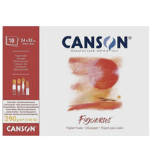 Lavender Canson Figueras 290 Canvas pad 50x70cm 10SH