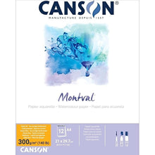 White Smoke Canson Montval 300 Pad Cold Pressed A4 Pads