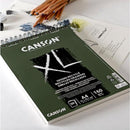 Light Gray Canson XL Range 160 Pad - Spiral bound XL Recycled A4
