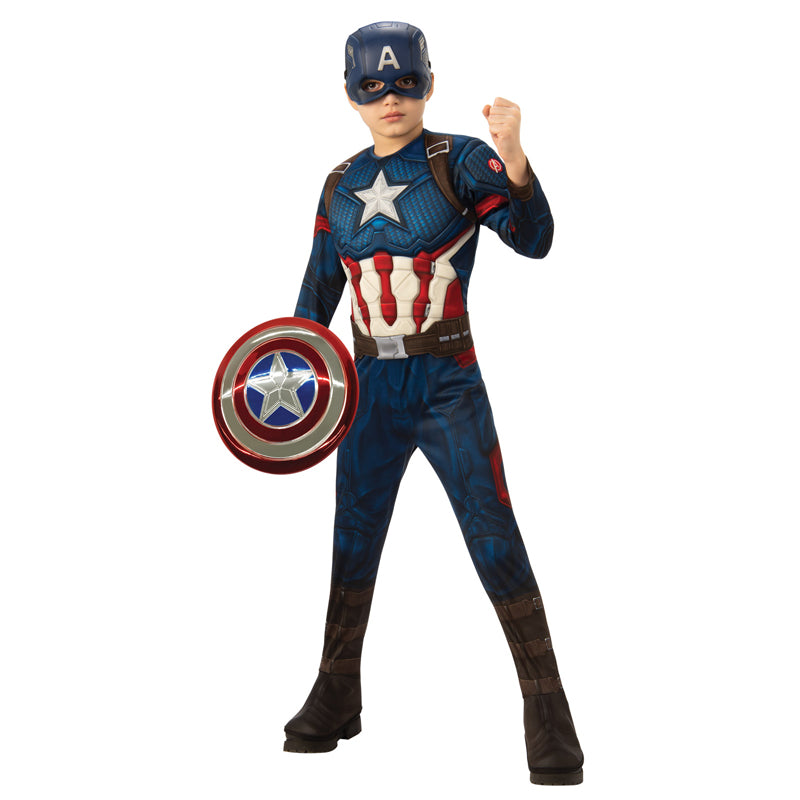 White Smoke Captain America Premium Costume Costumes