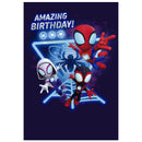 Midnight Blue Hallmark Interactive Sound Card Spidey & His Amazing Friends Bags & Invitation
