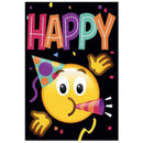 Black Hallmark Interactive Sound Card Happy Celebration Emoji! Bags & Invitation
