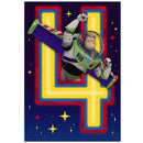 Black Disney Toy Story, Buzz Lightyear You're 4! Greeting Card Bags & Invitation