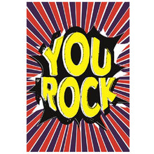 Black Hallmark Interactive Sound CardYou Rock Bags & Invitation