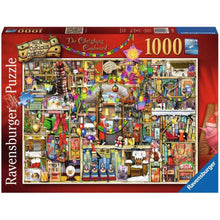 Ravensburger 1000-piece Christmas jigsaw puzzle box, colorful cupboard holiday scene