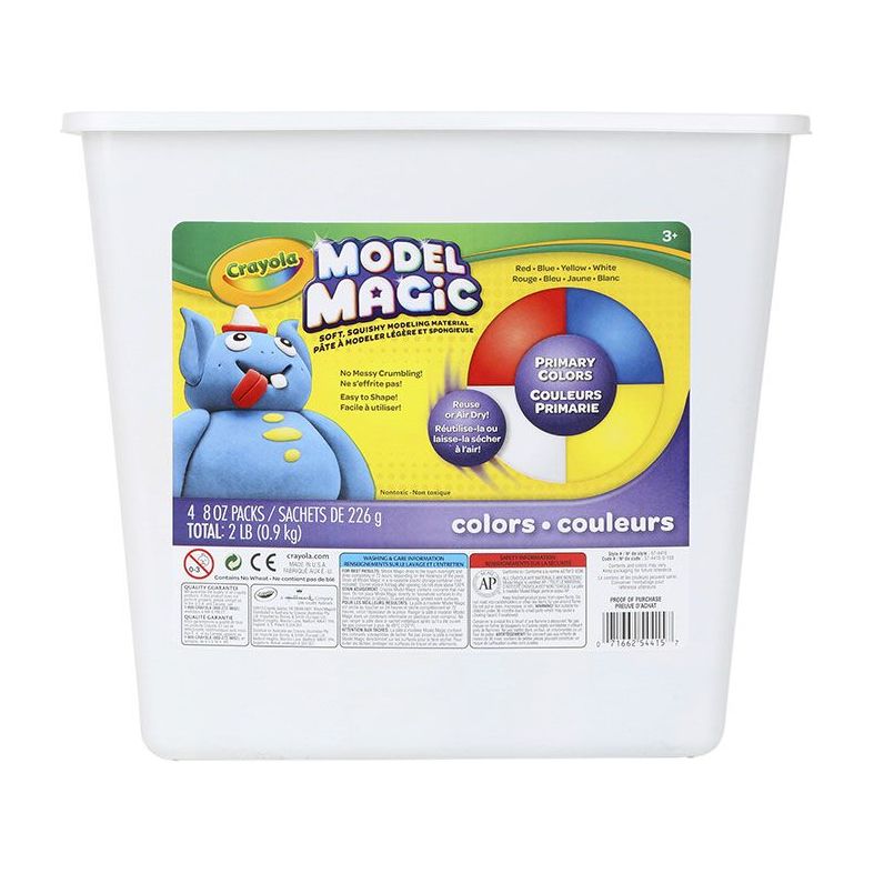 Crayola 907g Re-sealable Model Magic Bucket - Coloured