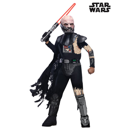 White Smoke Star Wars Darth Vader Battle Damage Costume Costumes